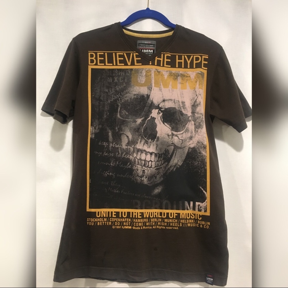 Skull Shirt Believe The Hype UMM